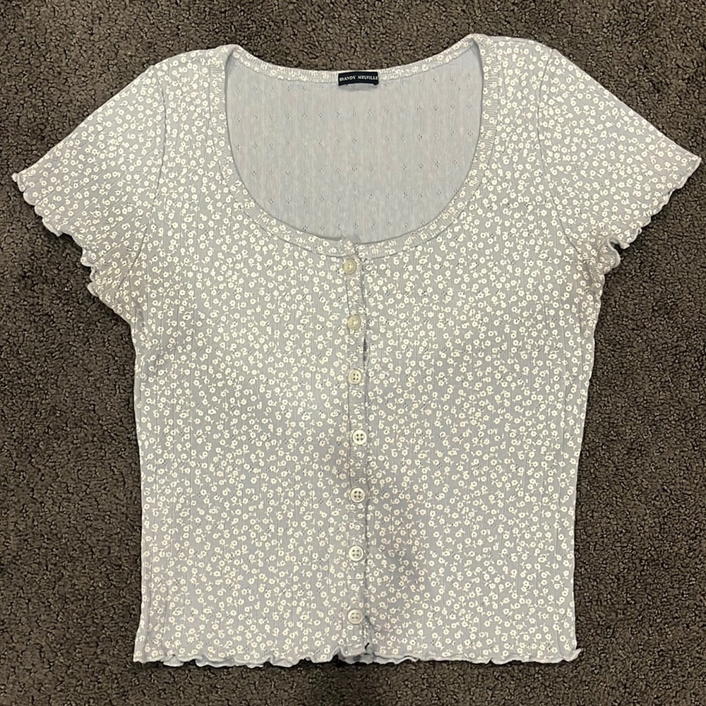 Floral Button Up Top